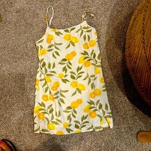 Z-Supply Lemon Spaghetti Strap Dress Size Small